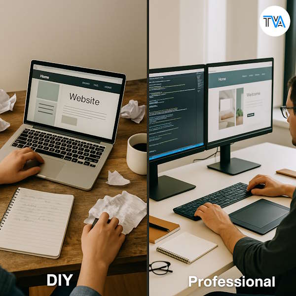 DIY Website Build vs Professional Website Build